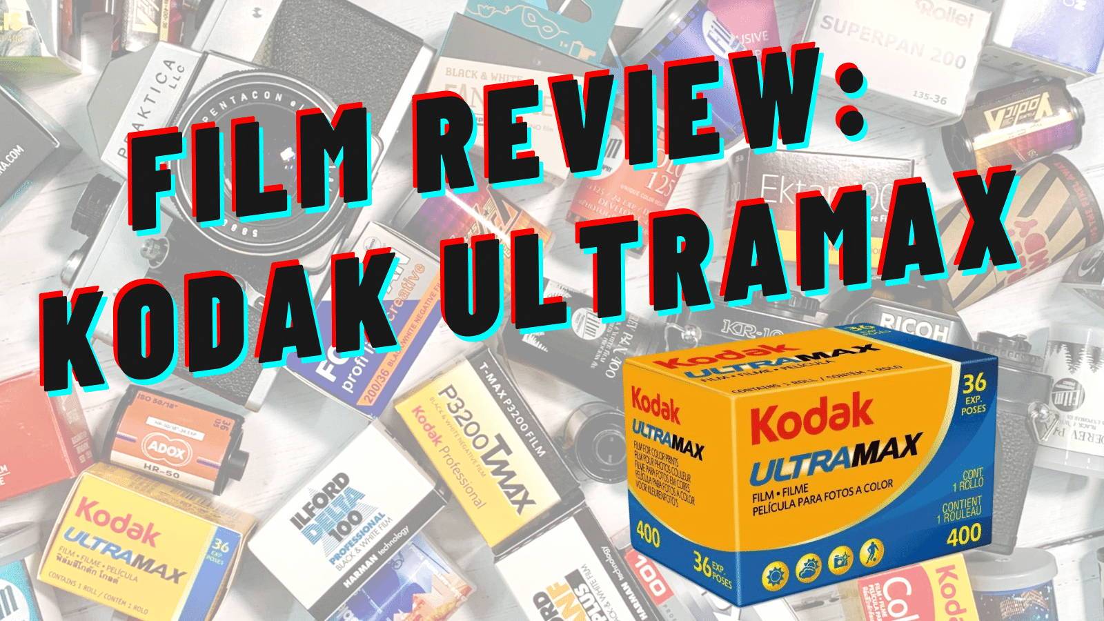 Kodak Ultramax 400 Color Negative Film (ISO 400) 35mm 24-Exposures - 2 Pack  (2 Items) 
