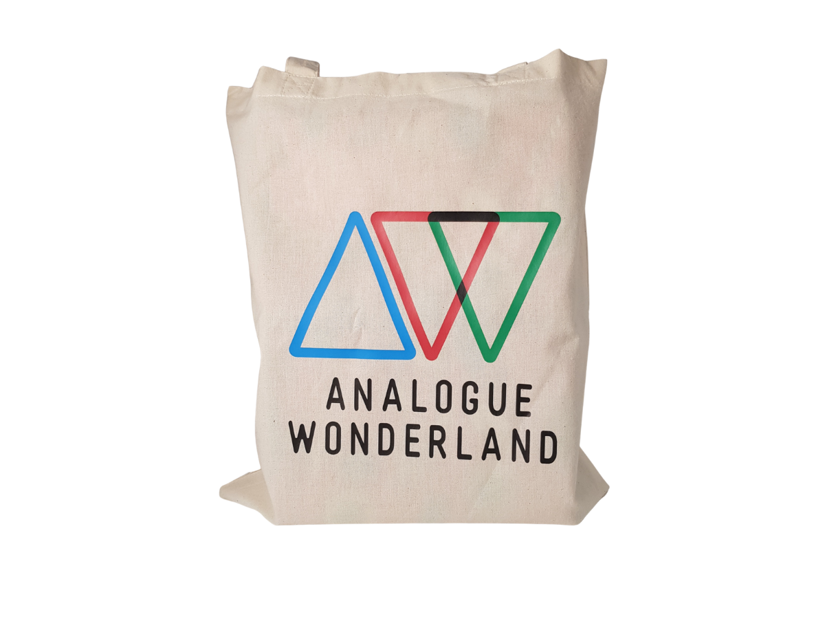 Analogue Wonderland Logo Canvas Tote Bag