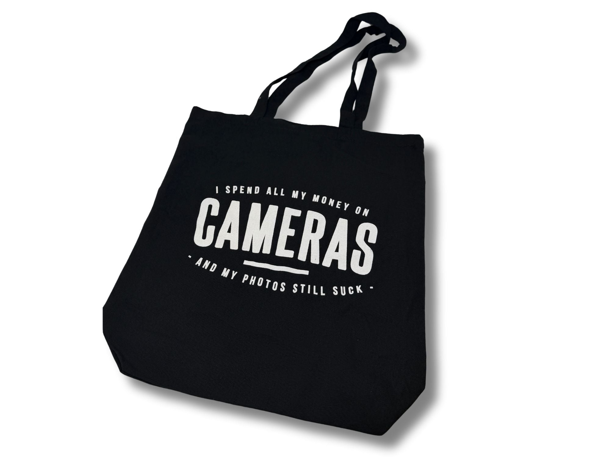 Camera Canvas Tote Bag - Black