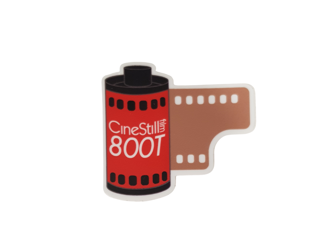 Cinestill 800T Film Canister Sticker