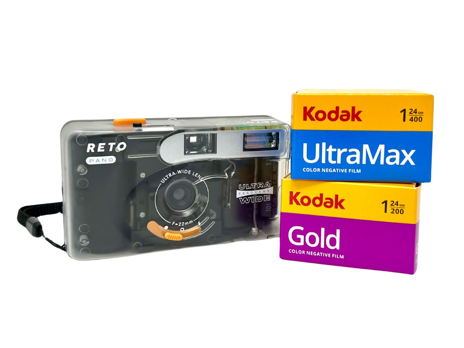 Film Camera Starter Bundle – Includes Kodak Ultramax & Gold 35mm Film | Free Shipping
