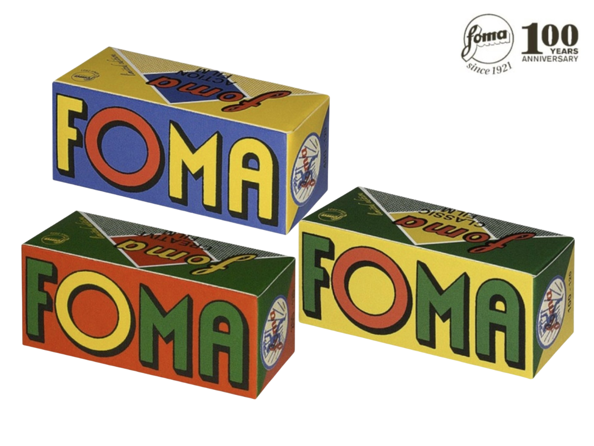 Fomapan 100, 200 & 400 - 120 Film - Retro Packaging Bundle