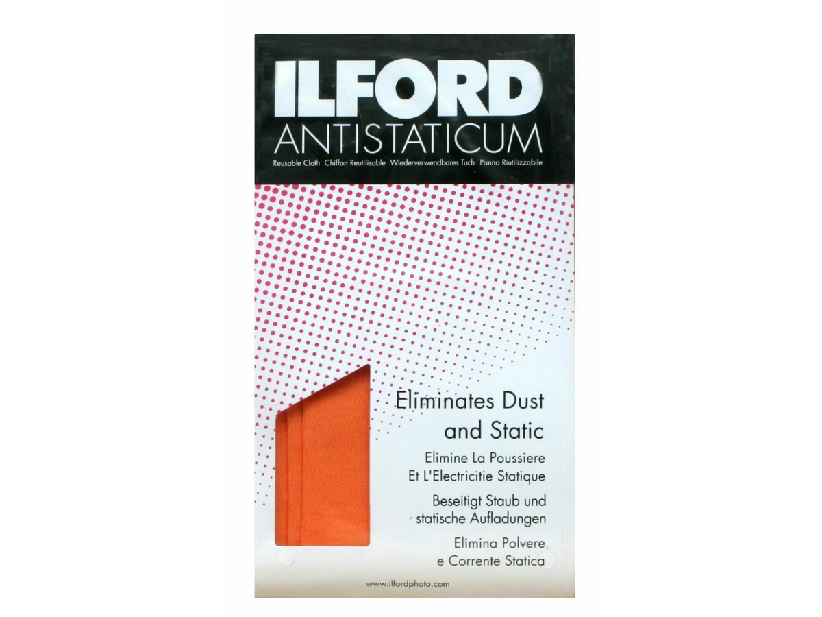 Ilford Antistaticum Anti-Static 13 x 13" Cloth - Orange