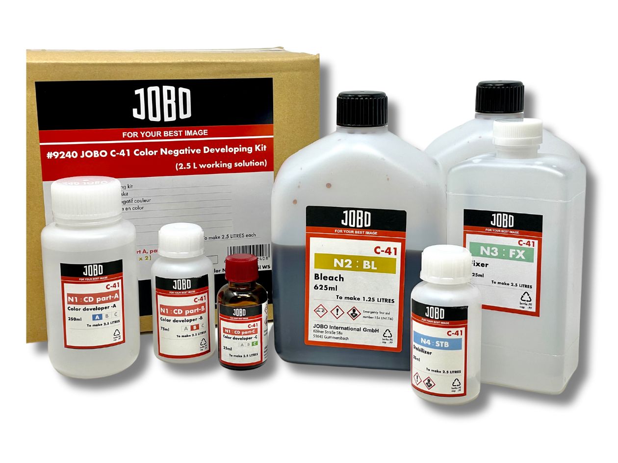 JOBO C-41 Color Negative Developing Kit - Items