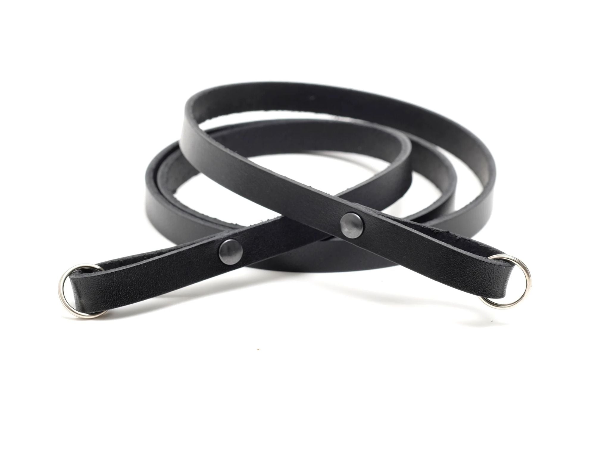 KameraStockholm Black Standard Leather Camera Strap - 80cm