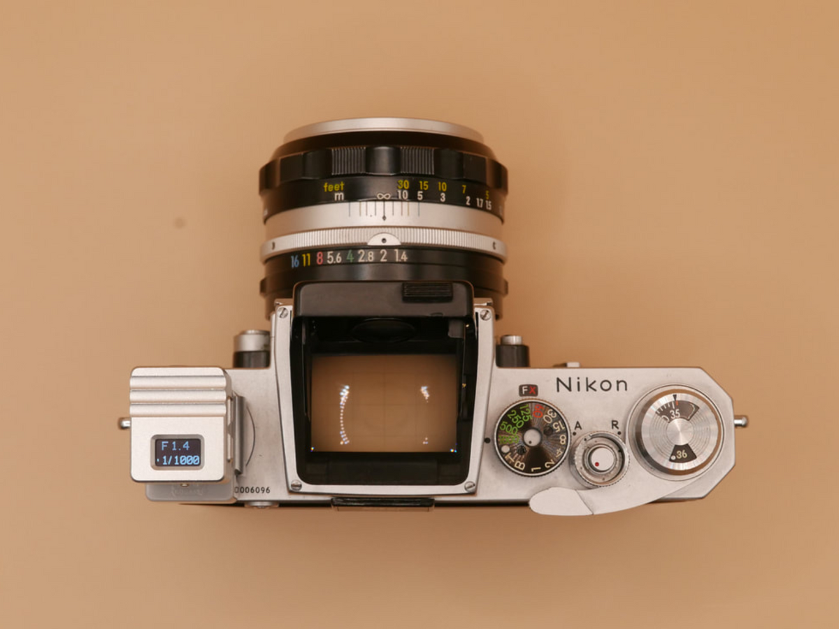 Keks KMQ - the compact modern light-meter for film cameras - top down