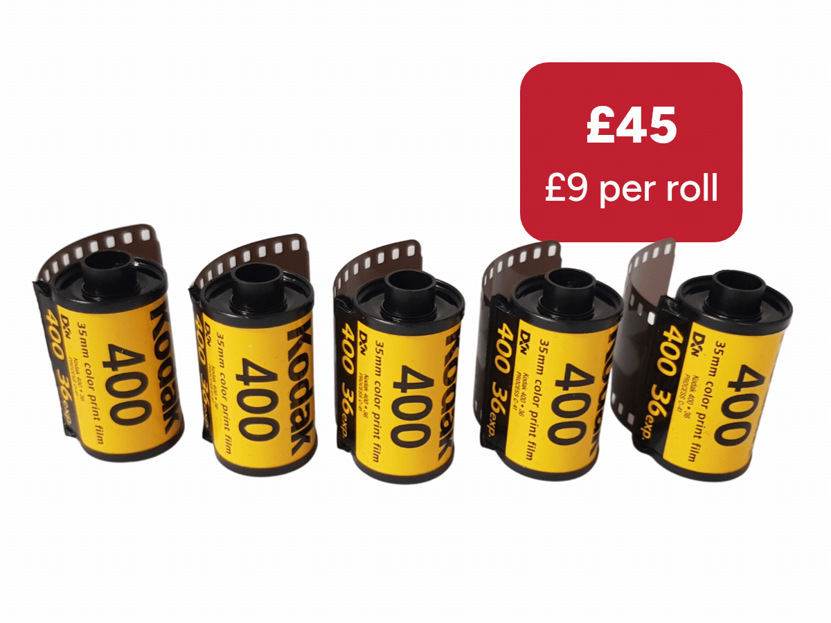 Kodak UltraMax 400 36exp - 35mm Film - Bundle of 5 Rolls