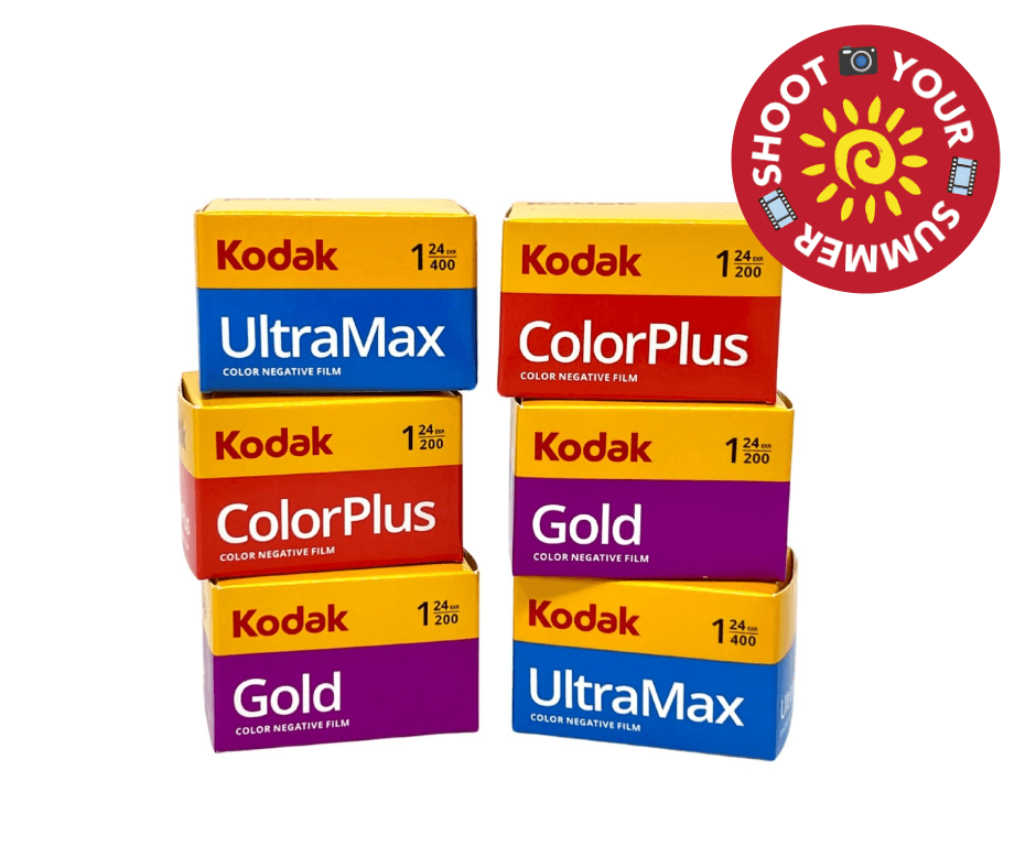 Kodak Colour 35mm Film Bundle (6-Pack) - Ultramax, Gold & Colorplus 24exp