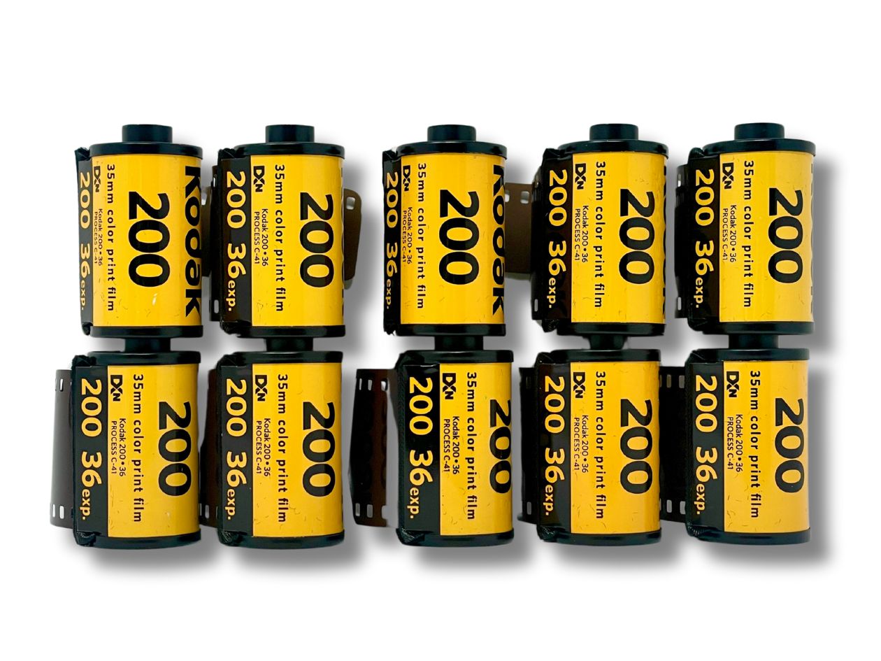 Kodak Gold 200 - 35mm Film - Bundle of 10 Rolls