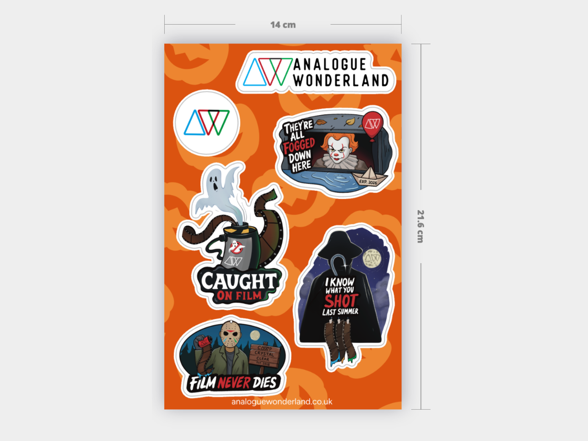 Limited Edition 2026 Halloween Wonderland A5 Sticker Sheet