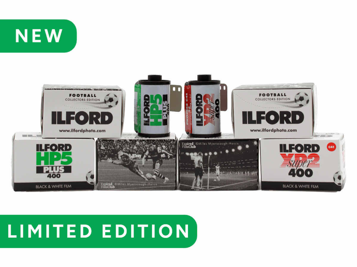 Limited Edition Ilford HP5 Plus & XP2 Football - 35mm Film Bundle