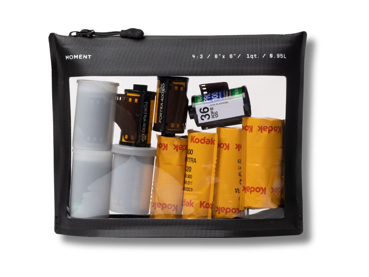 Moment Reusable Travel Film Pouch - Filled