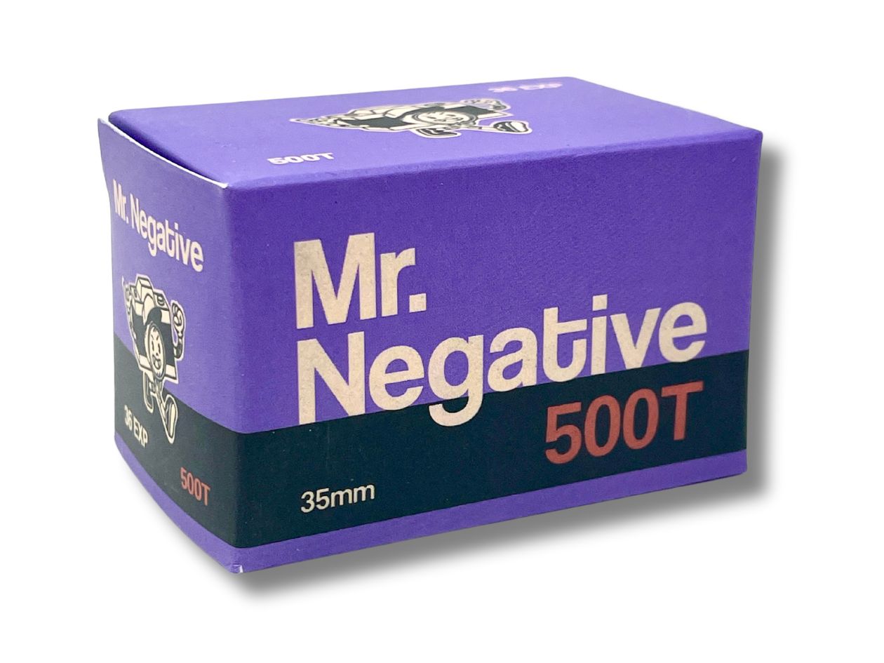 Mr Negative 500T - 35mm Film - Front of Box