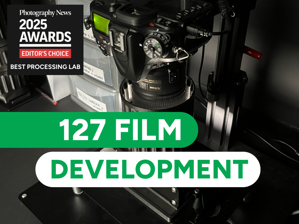 127 Film Development - with FREE tracked shipping to the lab