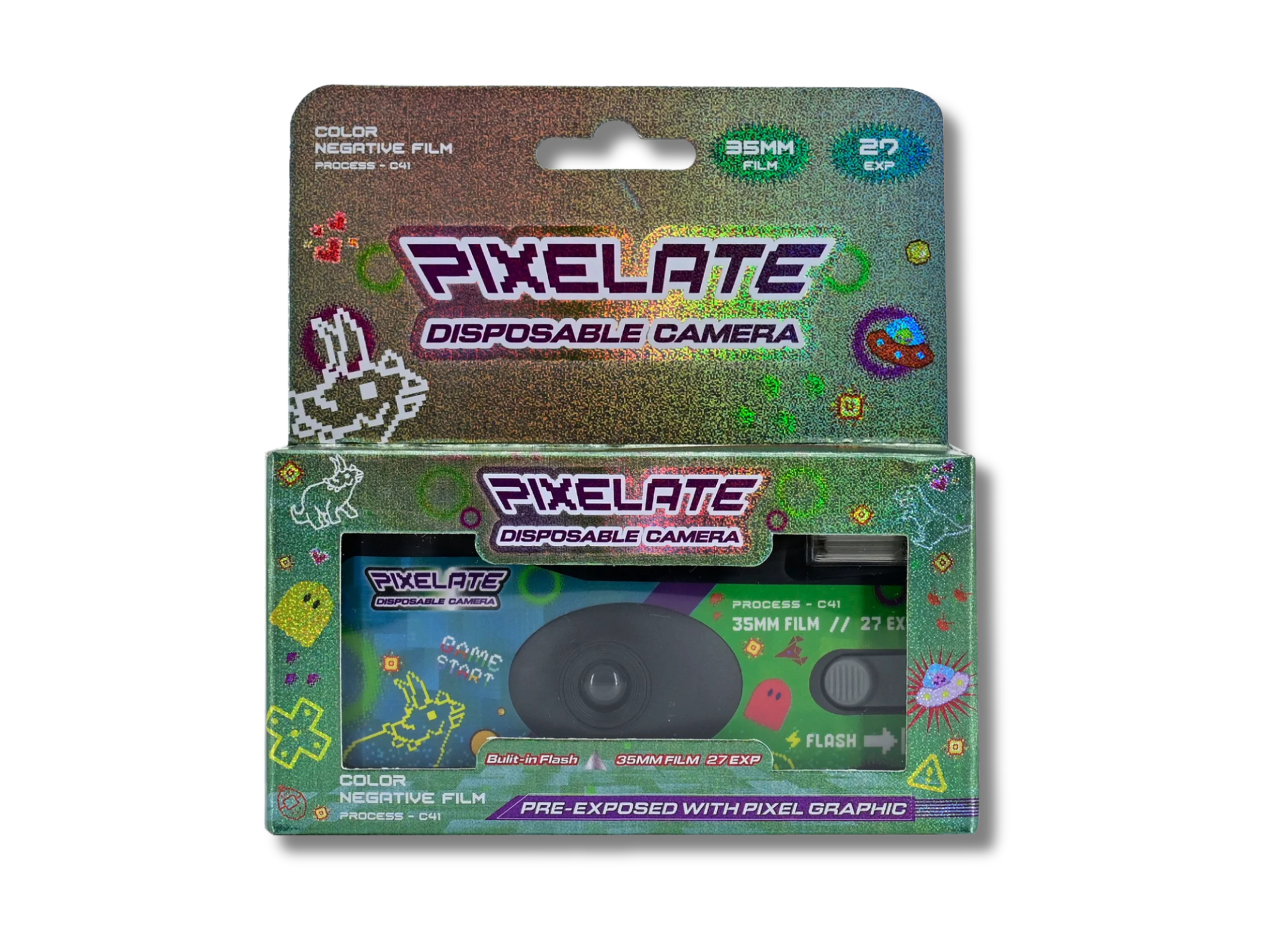 Reto Pixelate 400 - Disposable Film Camera in box