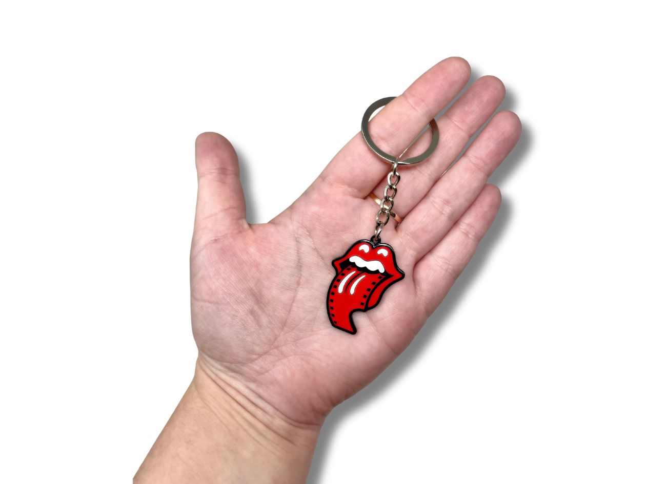 Street Candy Rolling Film Keyring - Shown on Hand
