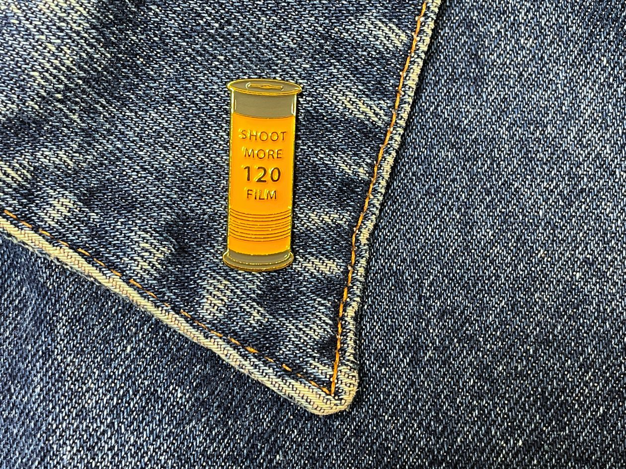 Official Exclusive - Shoot More 120 Film - Enamel Pin
