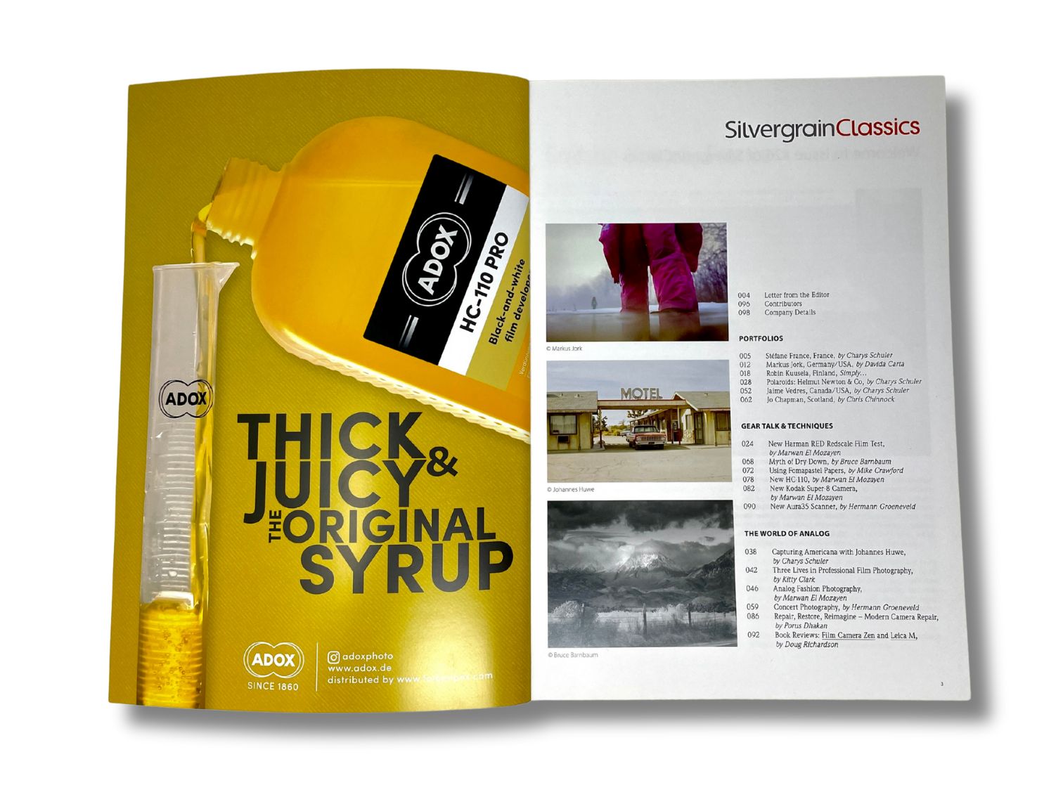 Silvergrain Classics - Film Magazine - Issue 26 - Inside Cover