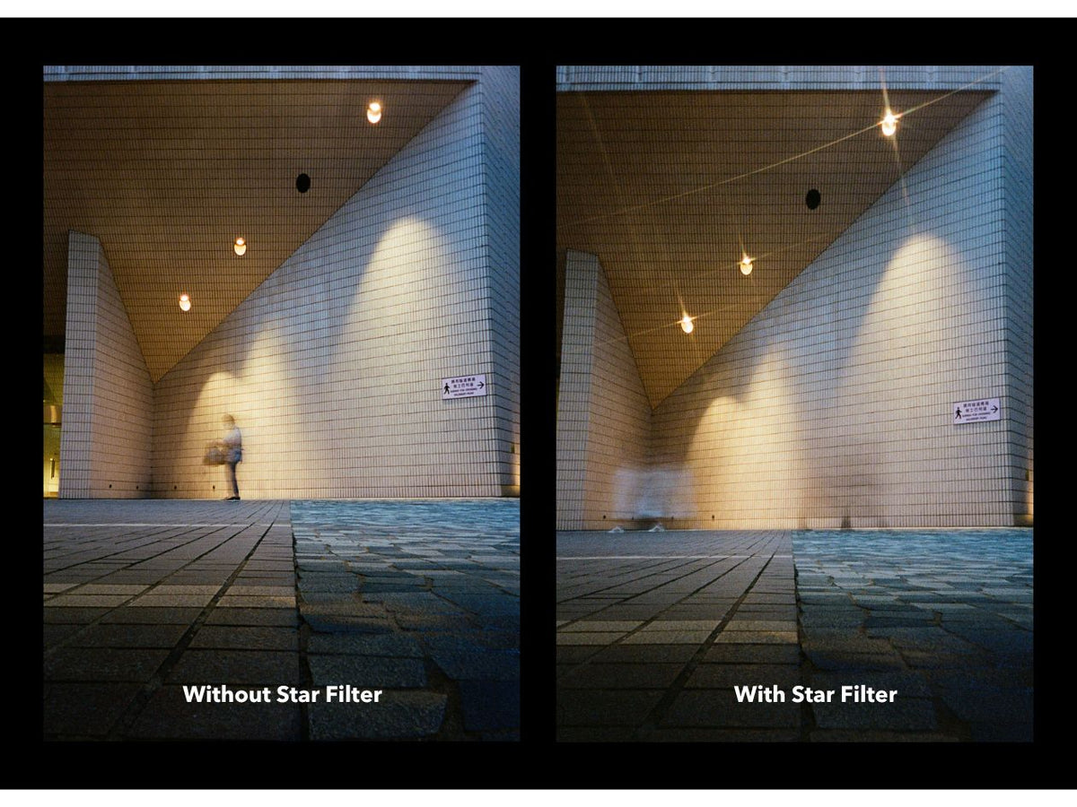 Star Filter Example - Kodak Ektar H35N half-frame film camera
