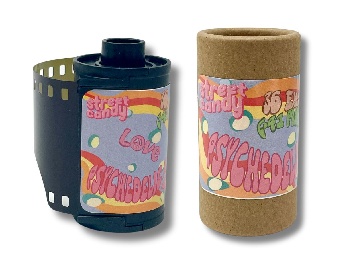 Street Candy Psychedelic Street 400 - 35mm Film - Canister & Box