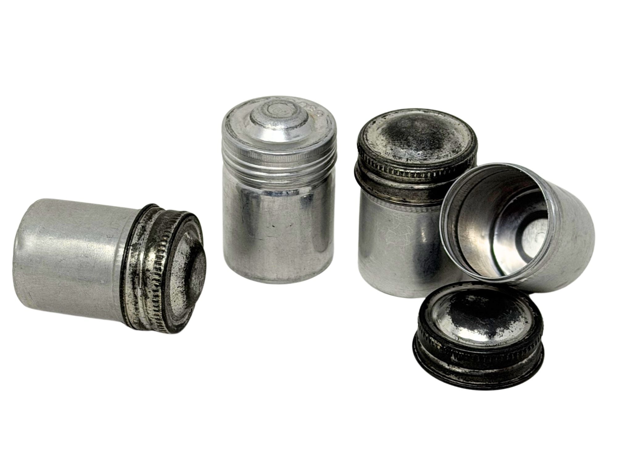 Vintage Metal Screw-Top 35mm Single Film Canister