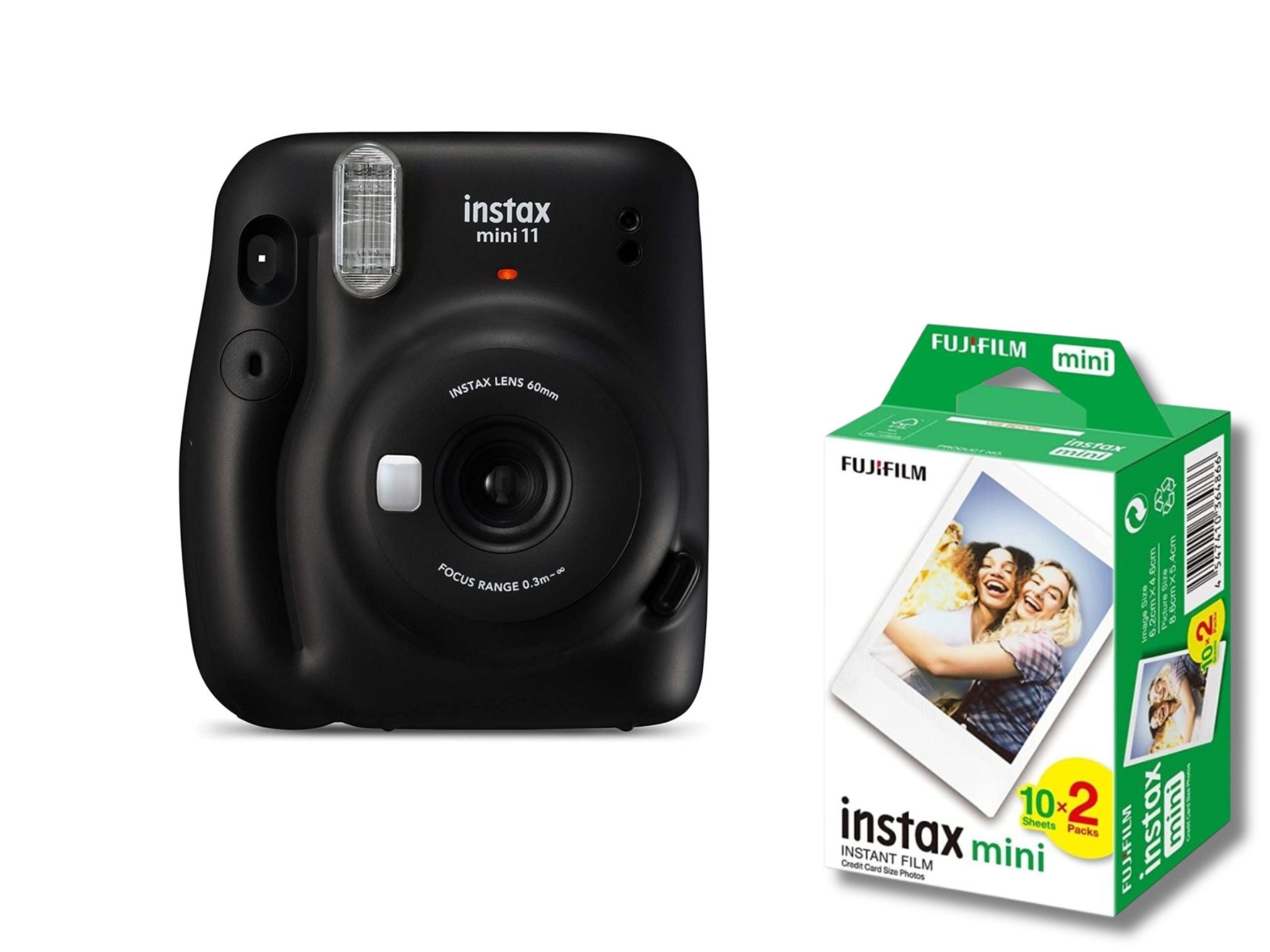 Fujifilm Instax Mini 11 Camera and 2-Pack Film Bundle