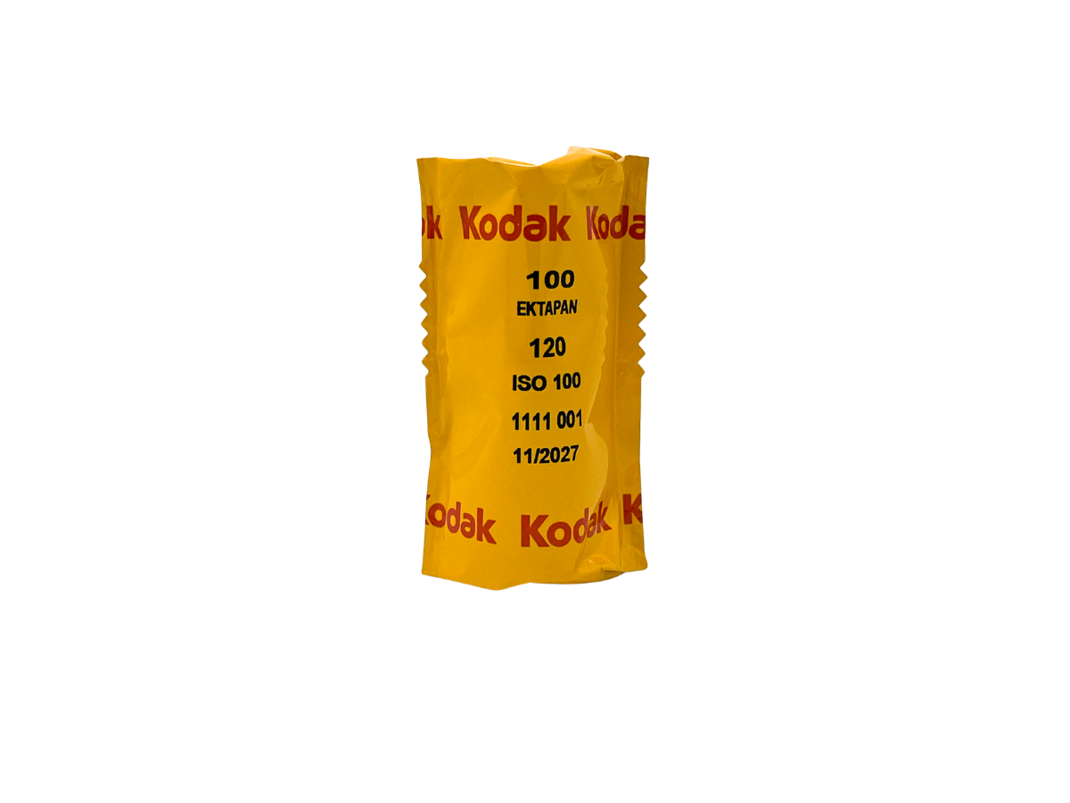 Kodak Ektapan 100 Single 120 Roll on white background