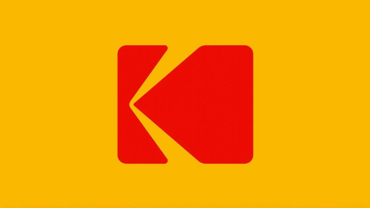 Kodak Logo; a Red 'K' logo on a yellow background