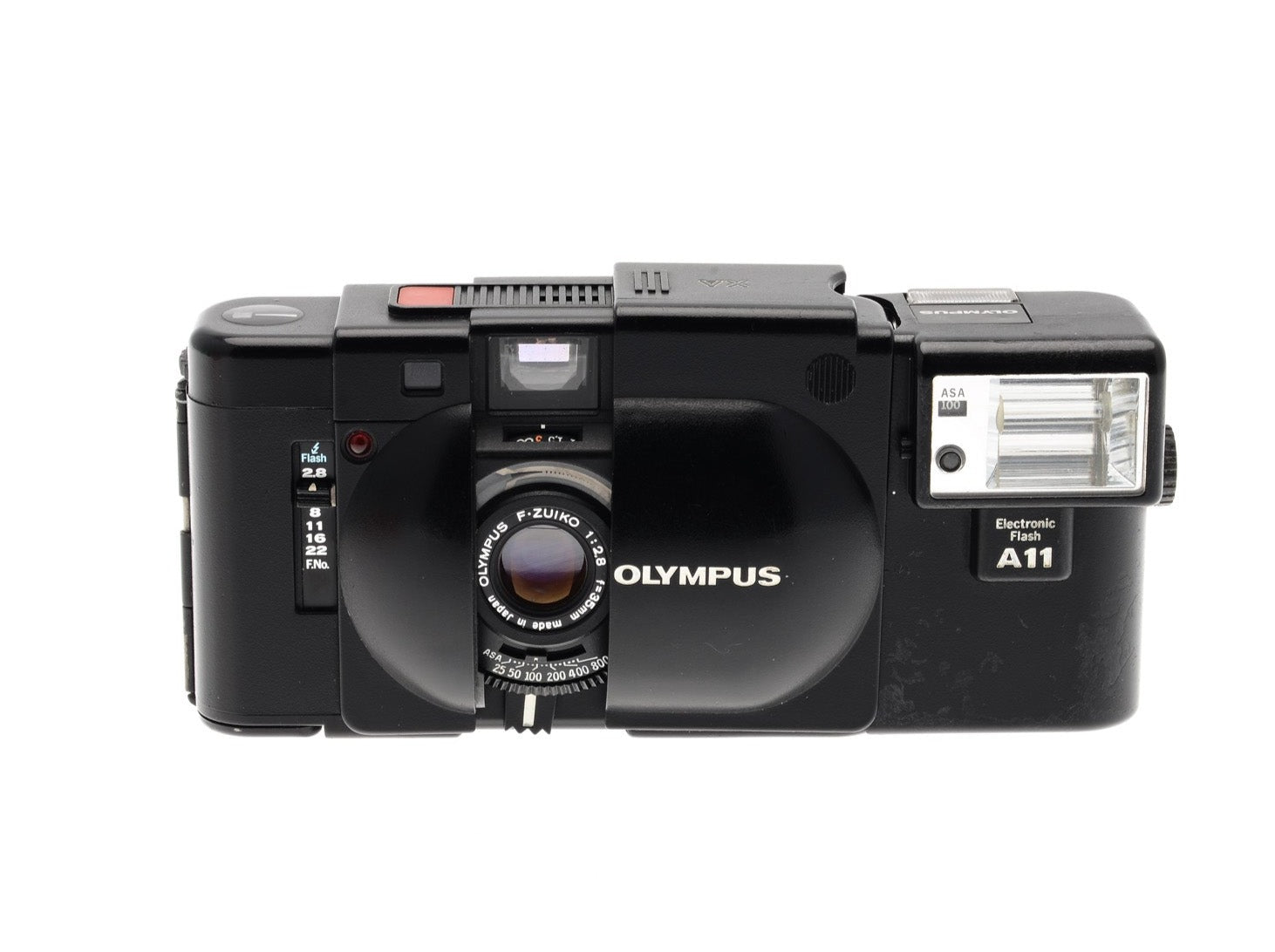 Olympus XA + A11 Electronic Flash - 35mm Film Camera - with 6 month warranty