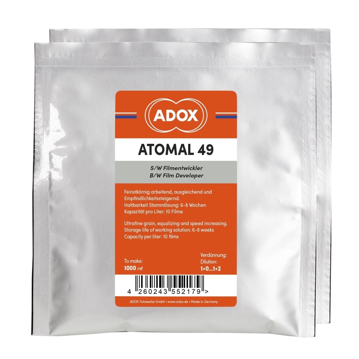 Atomal 49 B&W Film Developer 1Ltr - Powder - Analogue Wonderland - 1