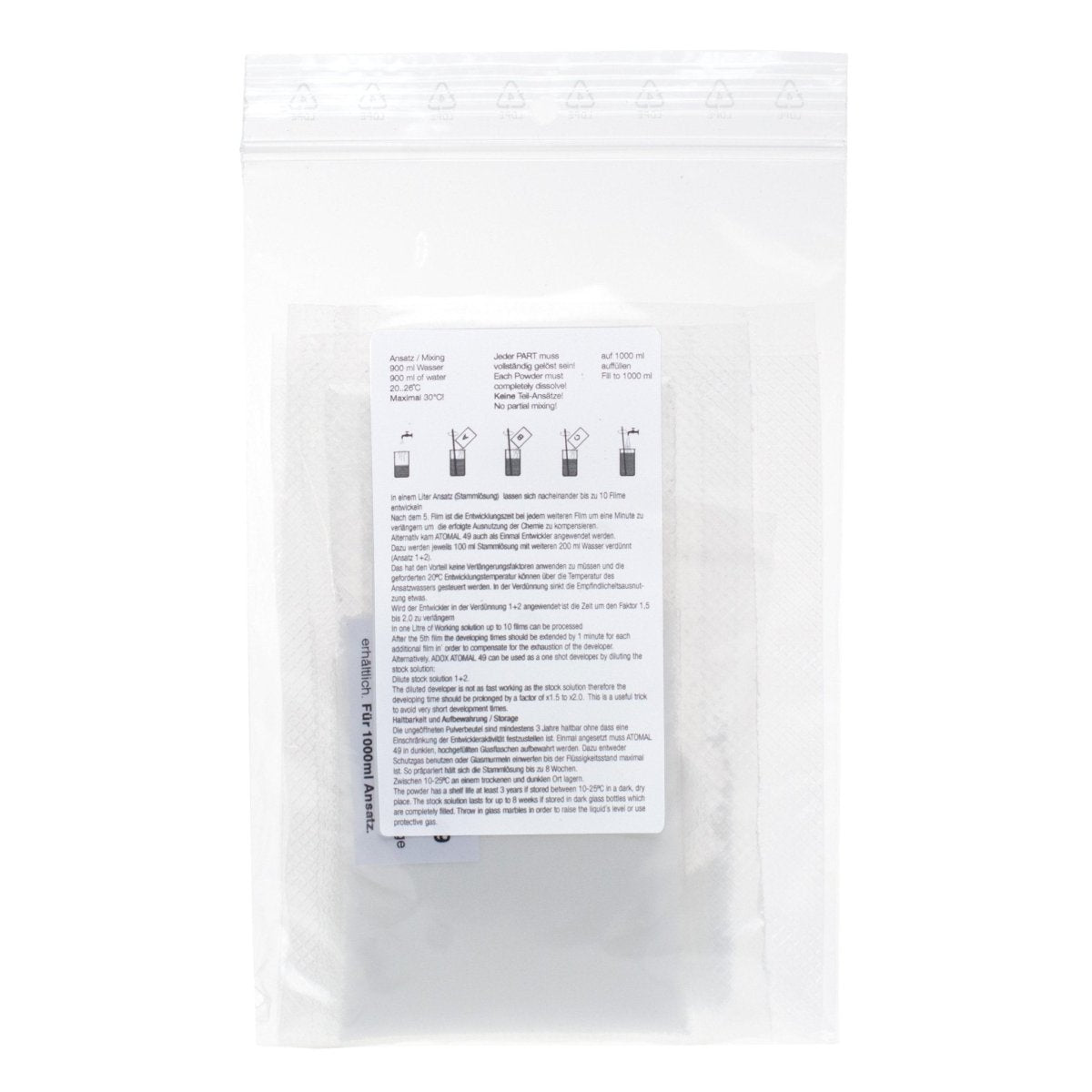 Atomal 49 B&W Film Developer 1Ltr - Powder - Analogue Wonderland - 2