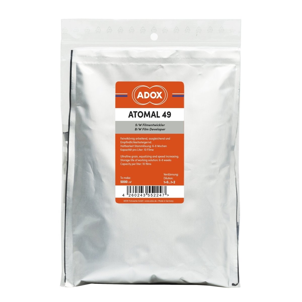 Atomal 49 B&W Film Developer 5Ltr - Powder - Analogue Wonderland - 1