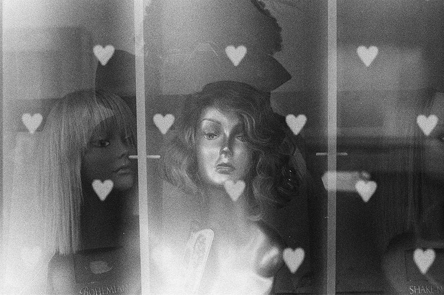 BKIFI Black & White Hearts - 35mm Film - Analogue Wonderland