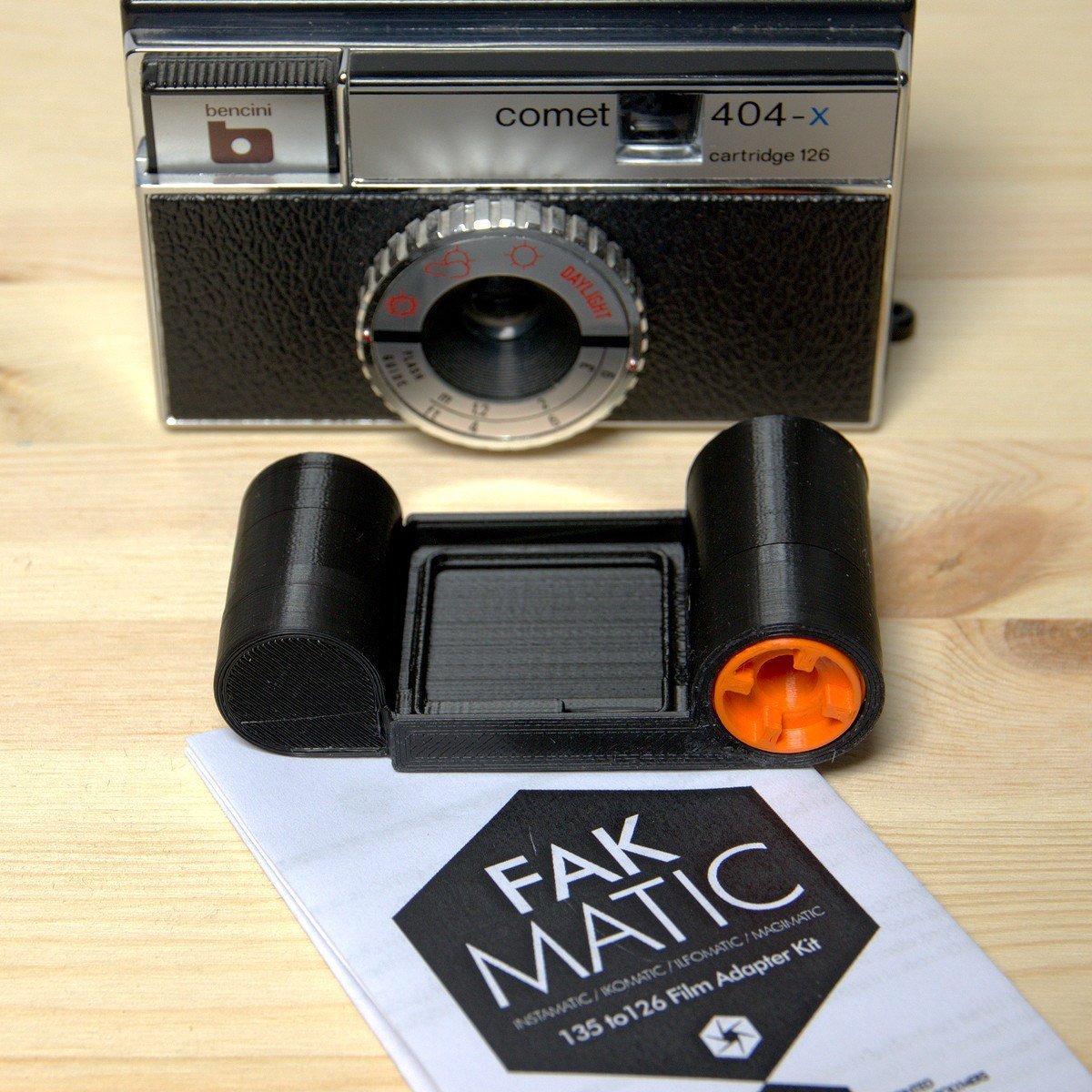 Camerhack Fakmatic Adapter for 126 Film Cameras - Analogue Wonderland - 2