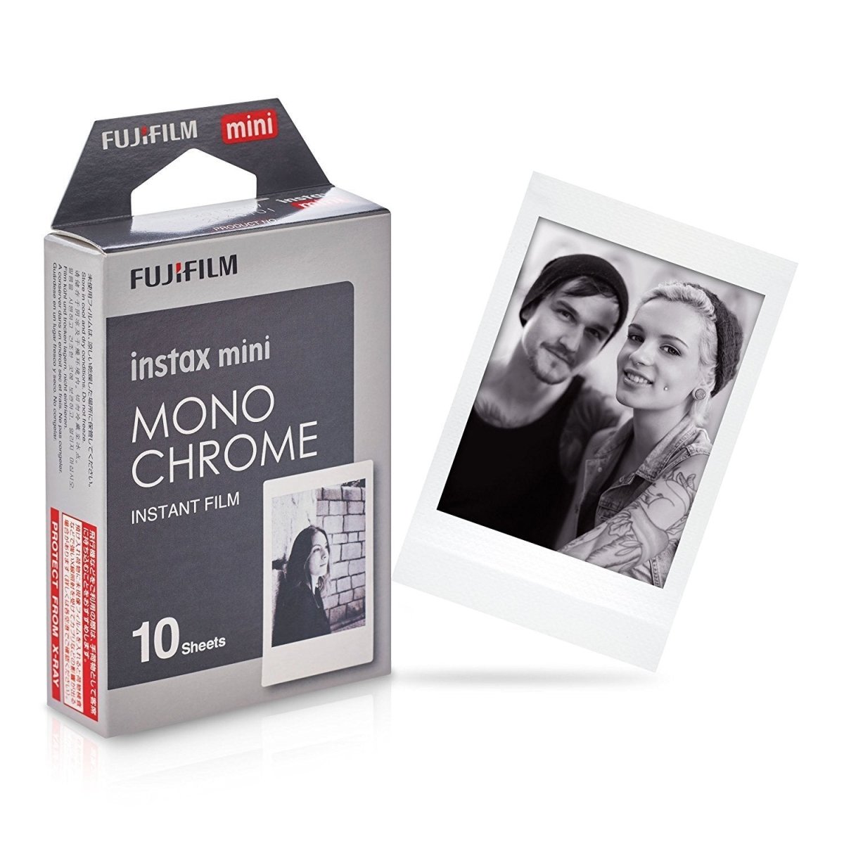 Fujifilm Instax Mini Film Black and White Analogue Wonderland
