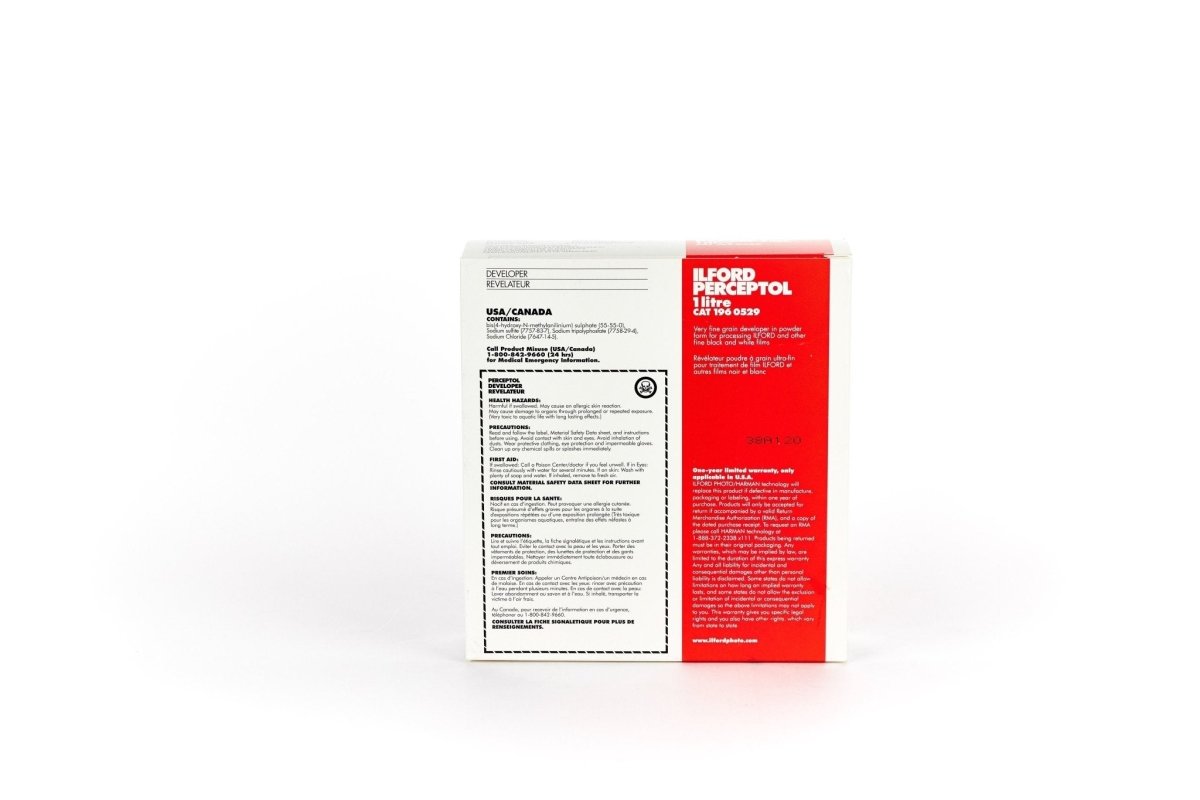 Ilford Perceptol B&W Film Developer 1Ltr - Powder - Analogue Wonderland - 2