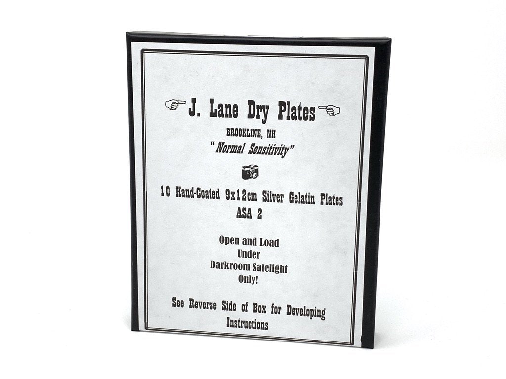 J Lane Dry Plates - 9x12 Plate Film - ISO 2 - Analogue Wonderland - 1