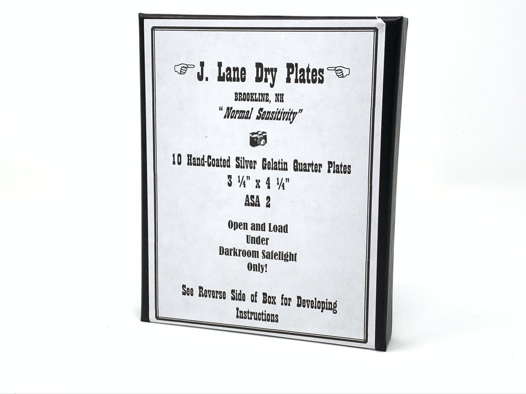 J Lane Dry Plates - Quarter Plate Film - ISO 2 - Analogue Wonderland - 1
