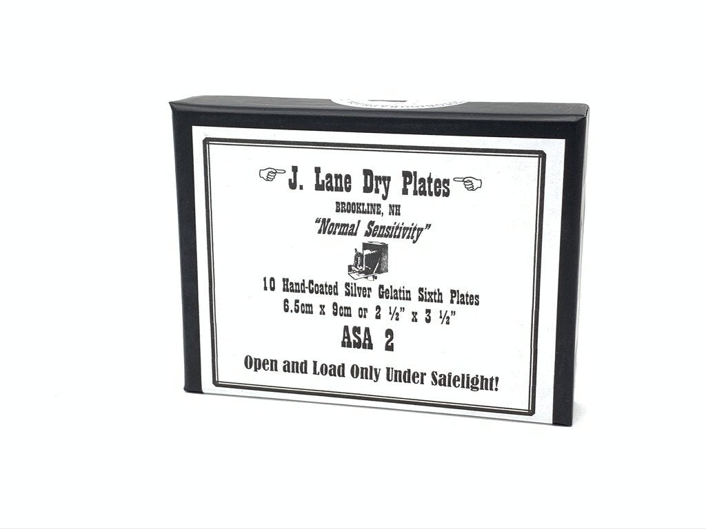 J Lane Dry Plates - Sixth Plate Film - ISO 2 - Analogue Wonderland - 1