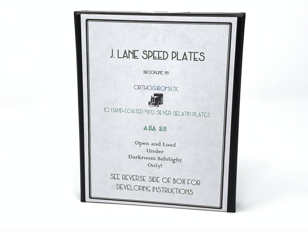J Lane Speed Plates - 9x12 Plate Film - ISO 25 - Analogue Wonderland - 1