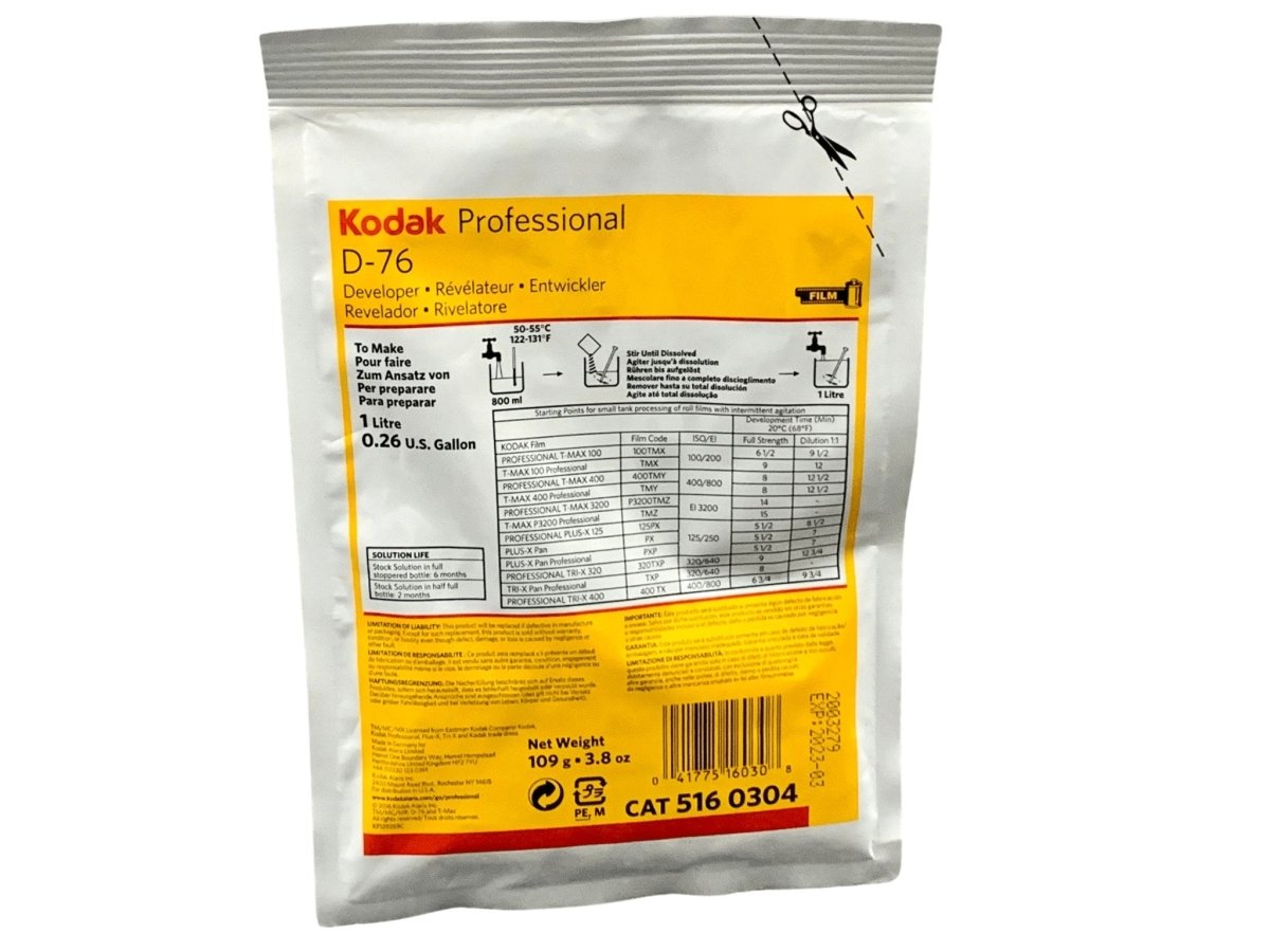 Kodak D76 B&W Film Developer 1Ltr - Powder - Analogue Wonderland - 1