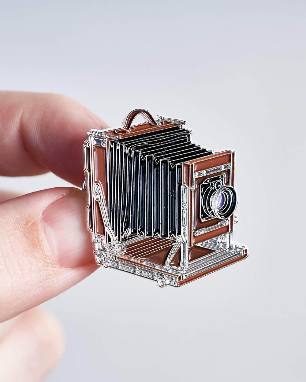 Large Format Film Camera - Enamel Pin - Analogue Wonderland - 2