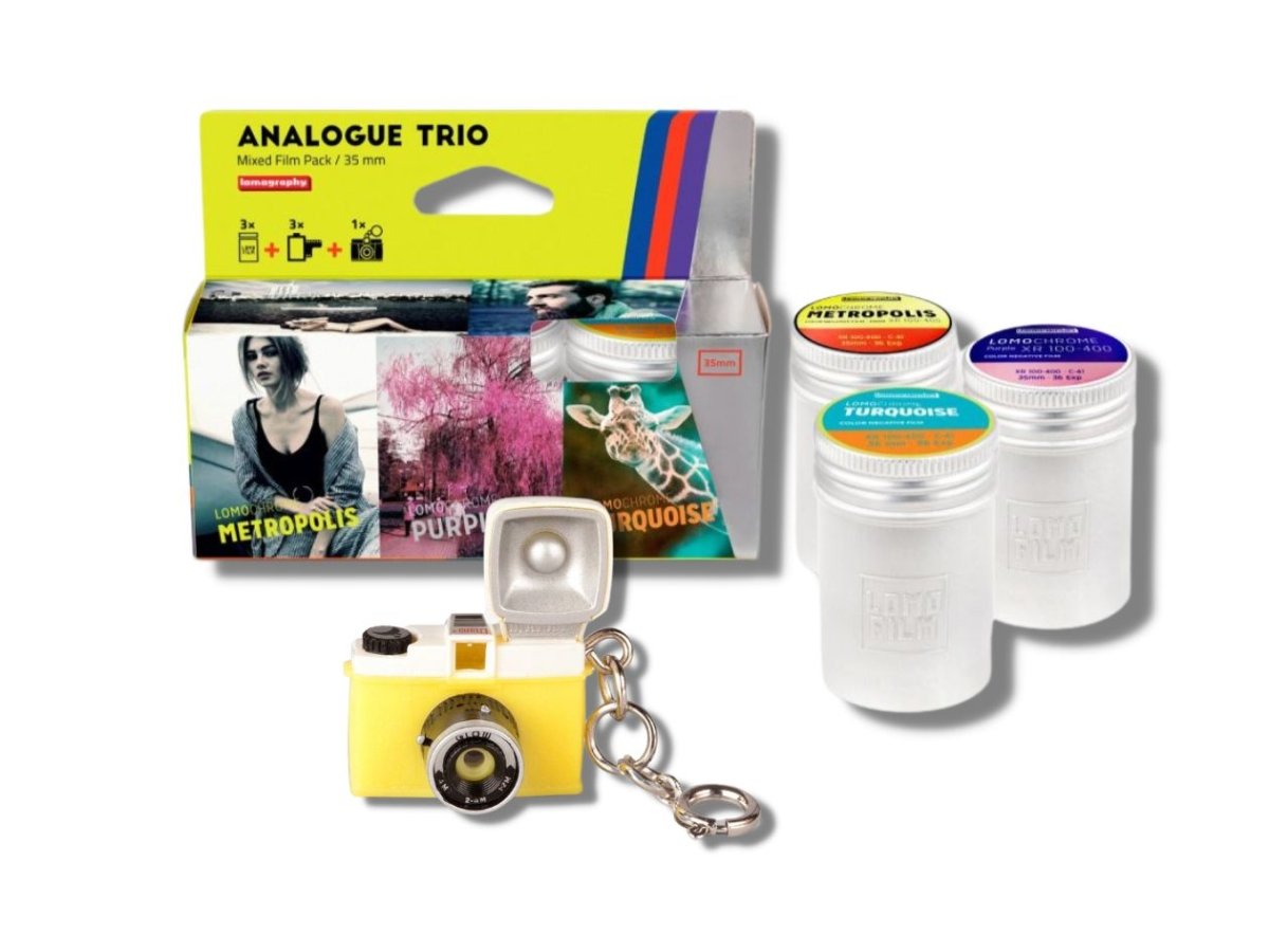 Lomography Analogue Trio - 35mm Film PLUS keyring - Analogue Wonderland - 1