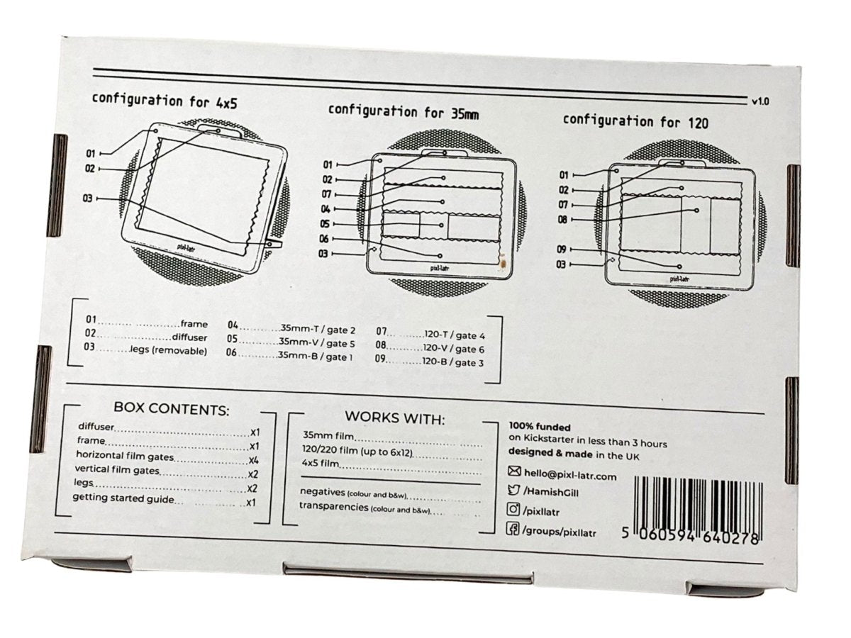 pixl-latr - Multi-Format Film Scanning Mask - Analogue Wonderland - 5