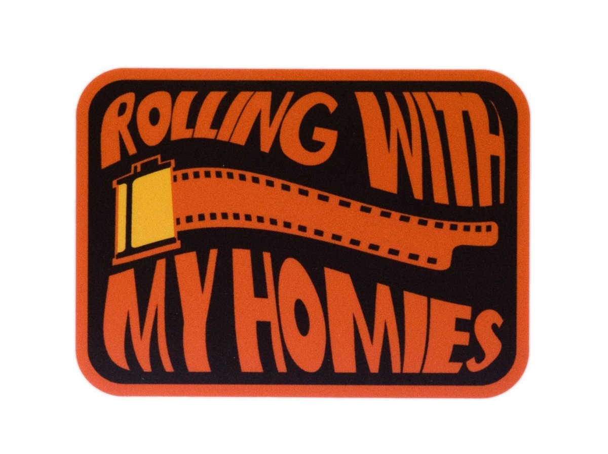 Rolling With My Homies - Film Photography Sticker - Analogue Wonderland - 1