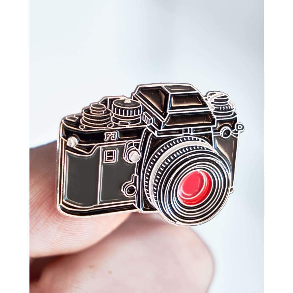 SLR #2 Film Camera - Enamel Pin - Analogue Wonderland - 2