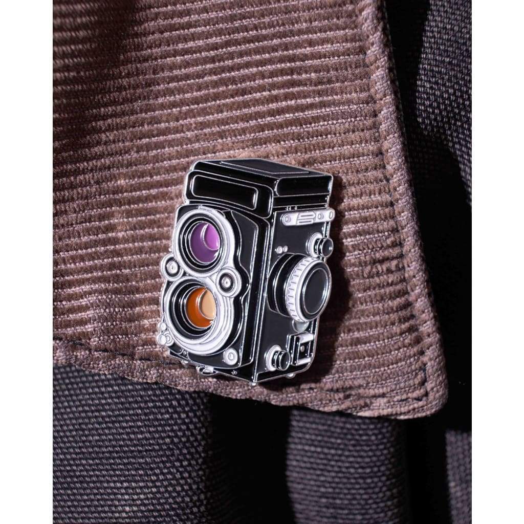 TLR Film Camera - Enamel Pin - Analogue Wonderland - 2