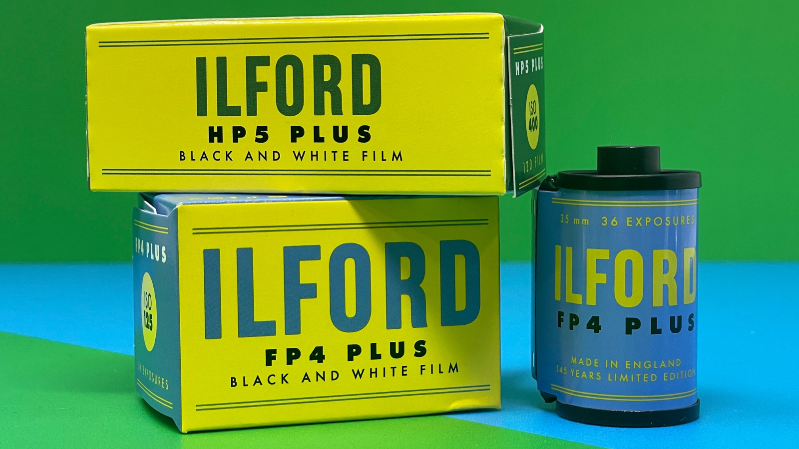 Ilford Film Retro Packaging on Analogue Wonderland