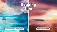 Souping film: LomoChrome Turquoise and Kodak Gold 200 photos souped by Meredith Rose