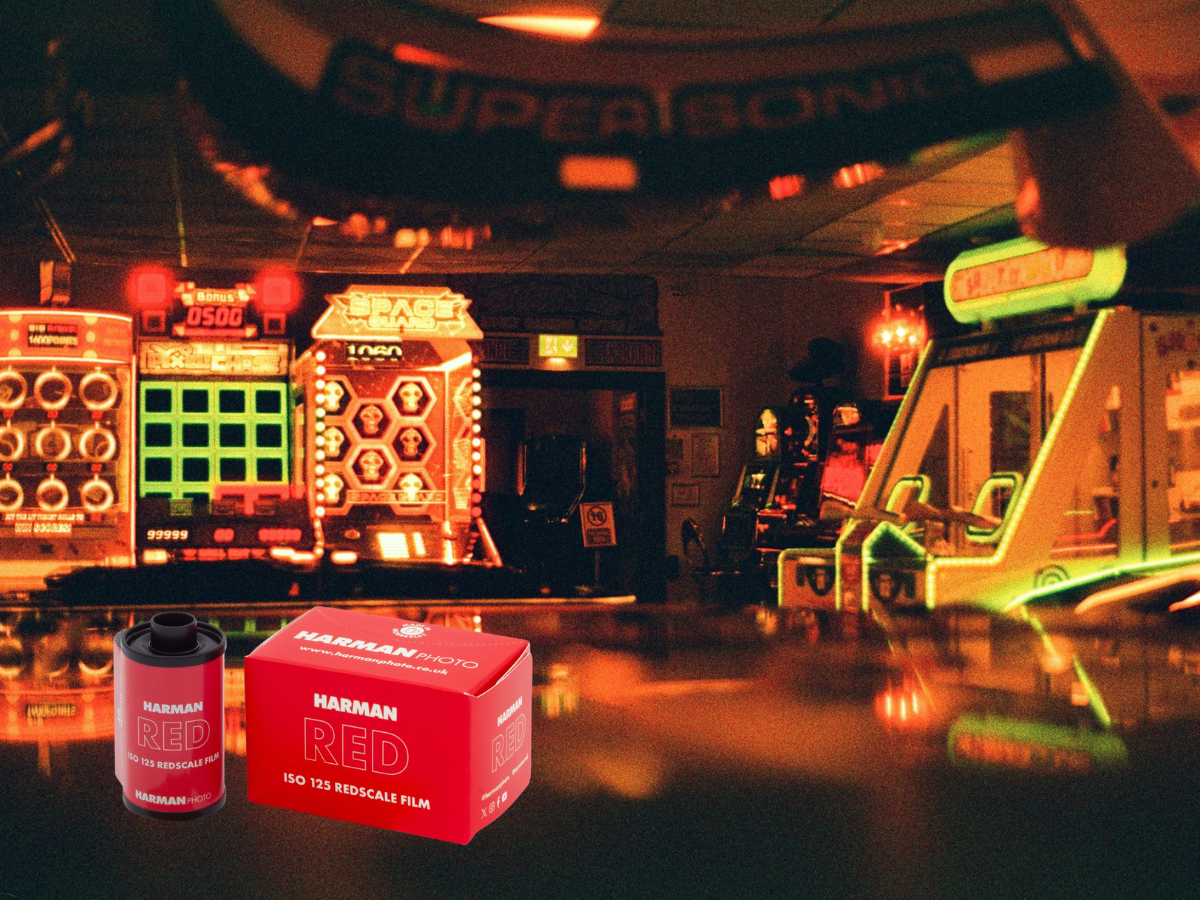 35mm Film Perfect for Creative or Abstract Photography - Harman Red
